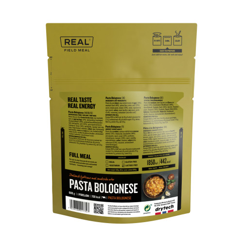 REAL Drytech - Pasta alla bolognese 700 kcal FULL MEAL
