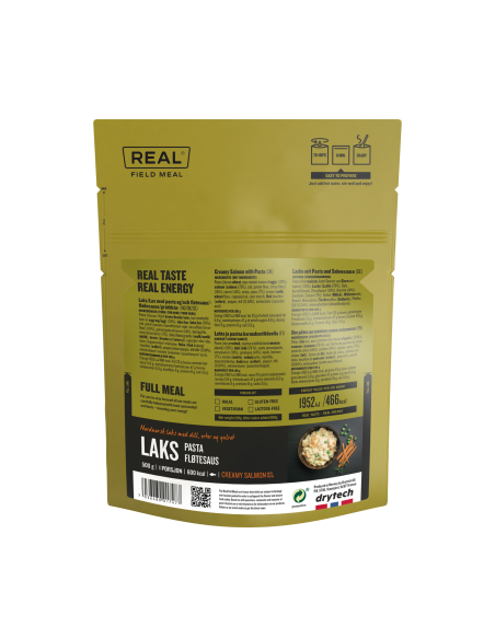 REAL® Drytech - Salmone con pasta e salsa alla panna ARCTIC FIELD RATION