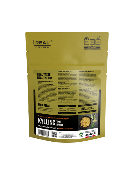 REAL® Drytech - Poulet Tikka Masala ARCTIC FIELD RATION