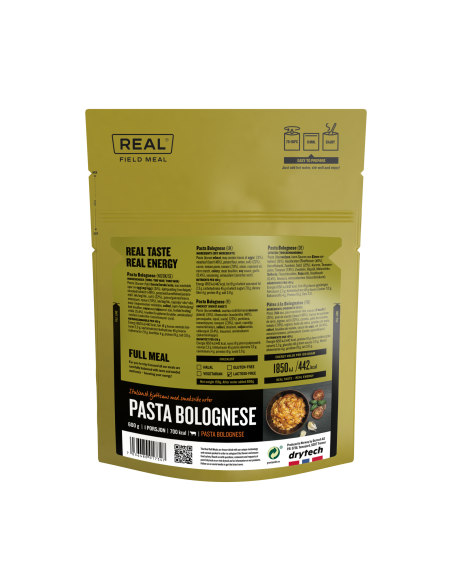 REAL® Drytech - Pasta Bolognese 700 kcal - Full Meal