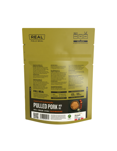 REAL® Drytech - Pulled Pork 700 kcal - Full Meal