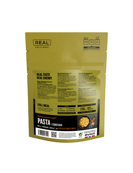REAL® Drytech - Pasta Tomatosauce 600 kcal - Full Meal