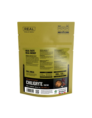 REAL® Drytech - Potée de chili, végétalienne 700 kcal - Full Meal