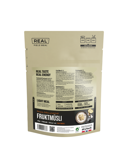 REAL® Drytech - Muesli aux fruits 700 kcal - Light Meal