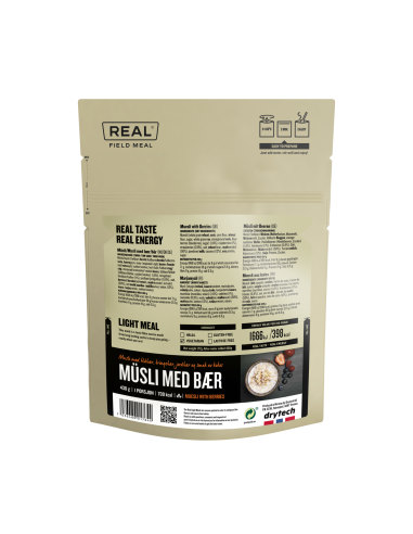 REAL® Drytech - Müesli aux baies 700 kcal - Light Meal