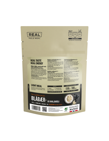 REAL® Drytech - Vanillemüesli mit Blaubeeren 700 kcal - Light Meal