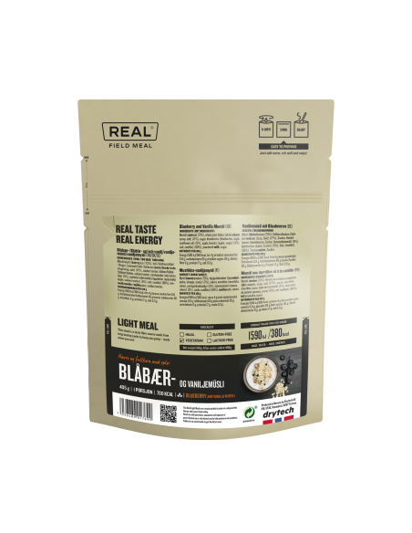 REAL® Drytech - Vanillemüesli mit Blaubeeren 700 kcal - Light Meal