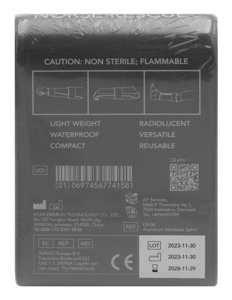 NORSE RESCUE® Splint - Charcoal