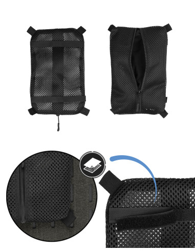MIL-TEC® - Sacchetto a rete con velcro