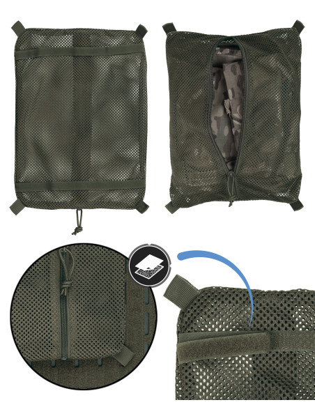 MIL-TEC® - Sac en filet avec velcro