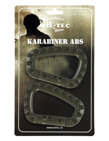 MIL-TEC® - Mousqueton ABS 2 pièces