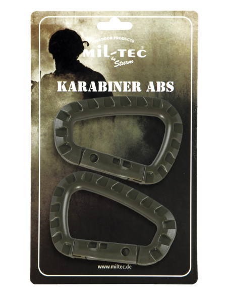 MIL-TEC® - Mousqueton ABS 2 pièces