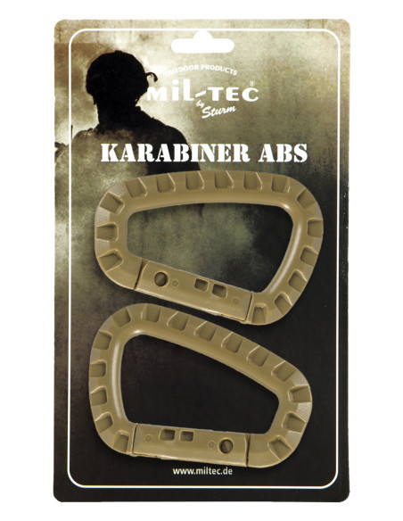 MIL-TEC® - Mousqueton ABS 2 pièces