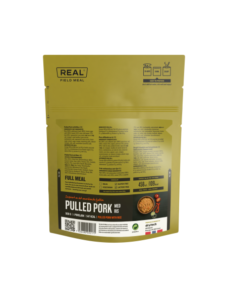 REAL® Drytech - Pulled Pork ARCTIC FIELD RATION