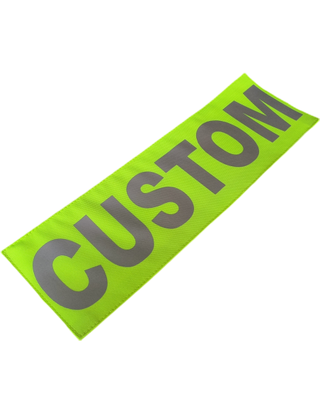 DIVICUS - Customised back patch MKII Yellow-Lime