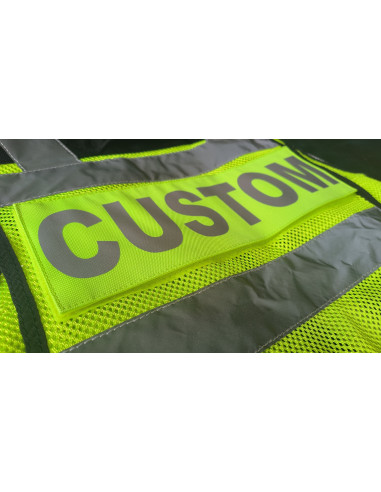 DIVICUS - Customised back patch MKII Yellow-Lime