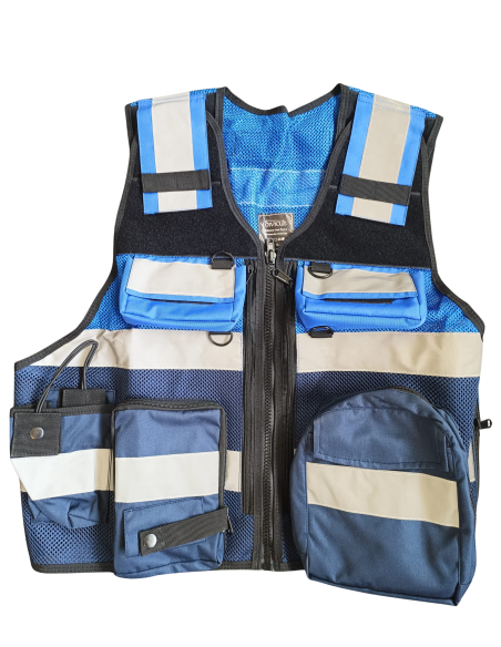DIVICUS - Reflective Vest PRO 2.0 Royal Blue / Navy Blue