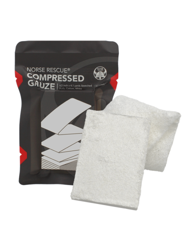 NORSE RESCUE® - Komprimierte Mullbinde, Z-Faltung