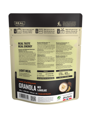 copy of REAL® Drytech - Granola au chocolat 700 kcal - Light Meal