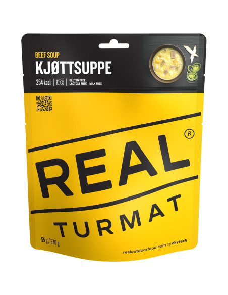 REAL® Drytech - Soupe à la viande 254 kcal - TURMAT