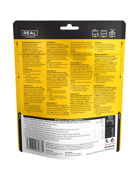 REAL® Drytech – Tomatensuppe, vegan 286 kcal – TURMAT