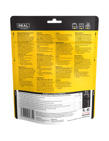 REAL® Drytech – Soupe au poulet 331 kcal – TURMAT