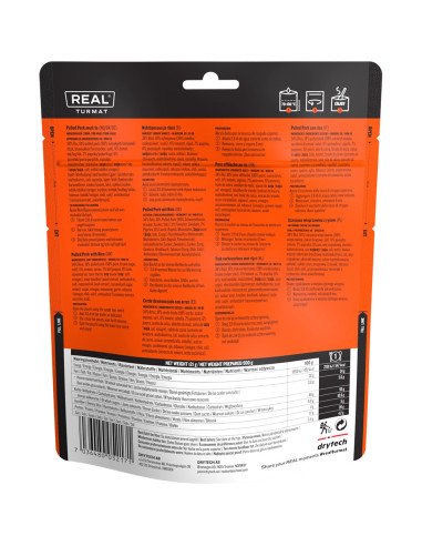 REAL® Drytech – Porc effiloché avec riz – TURMAT