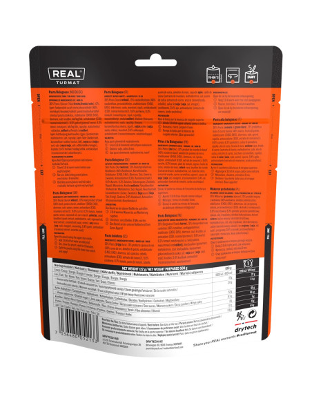 REAL® Drytech – Pasta Bolognese – TURMAT