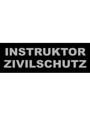 OTD - Reflective Patch "INSTRUKTOR ZIVILSCHUTZ"