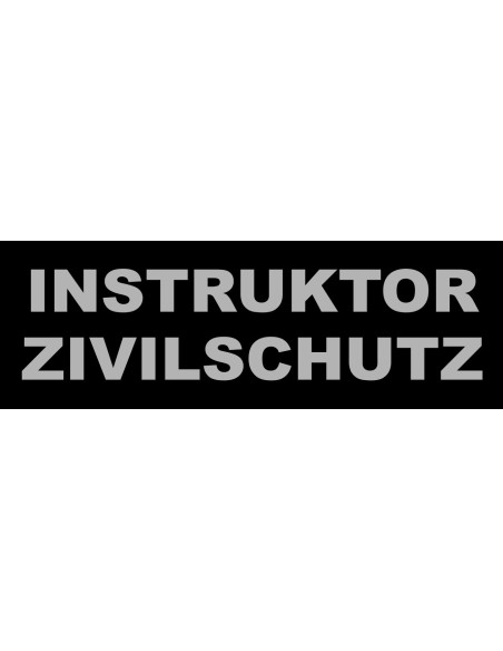 OTD - Reflective Patch "INSTRUKTOR ZIVILSCHUTZ"