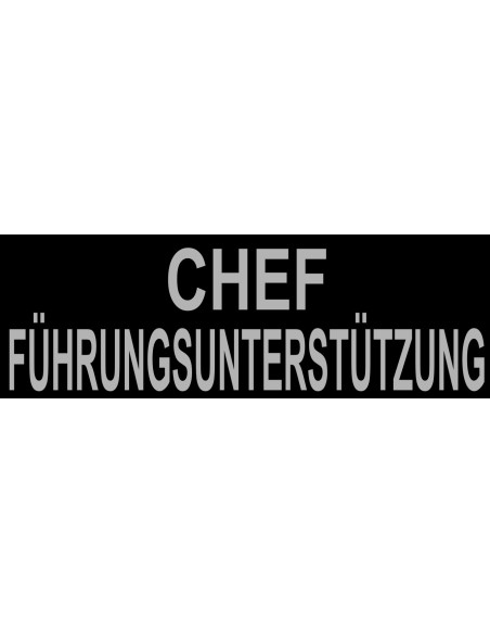 OTD - Reflective Patch "CHEF FÜHRUNGSUNTERSTÜTZUNG"