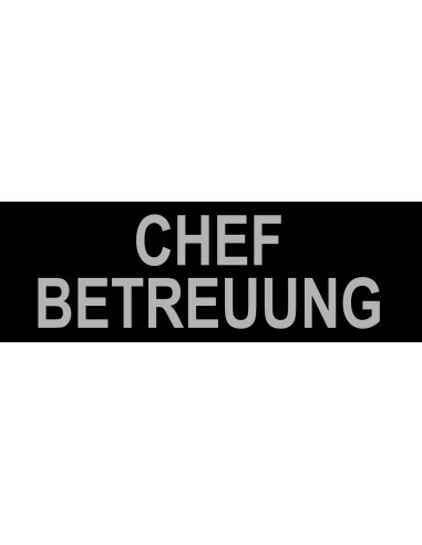 OTD - Reflective Patch "CHEF BETREUUNG"