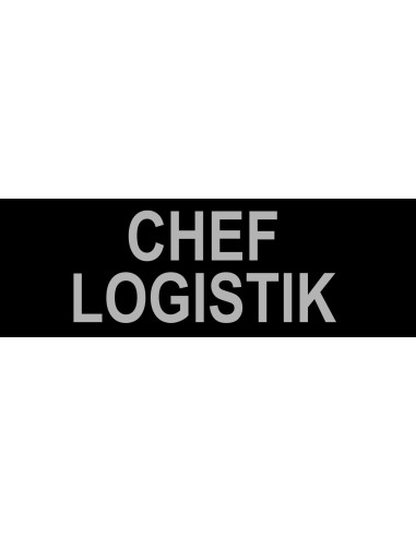 DIVICUS - Reflective Patch - CHEF LOGISTIK