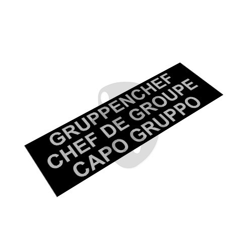 OTD - Reflective Patch "CAPO GRUPPO"
