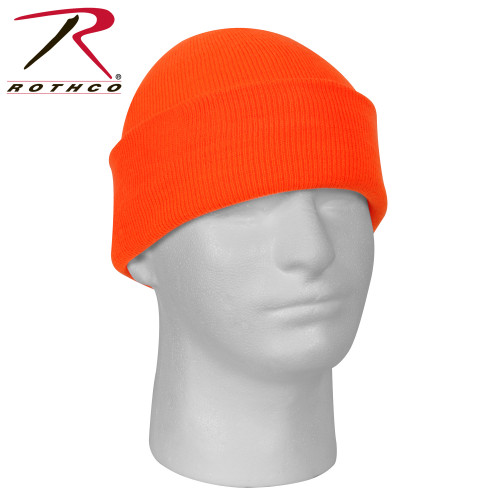 Rothco - Fine Knit Watch Cap Safety Orange